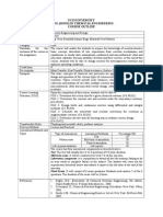 Ucsi University B.Eng (Hons) in Chemical Engineering Course Outline