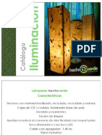 Catalogo iluminación hechoverde 2015