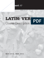 AP Latin Vergil Course Description