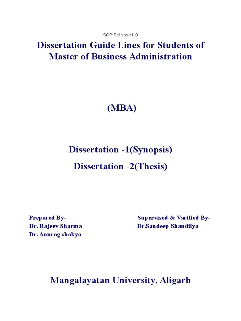 statistical dissertation example