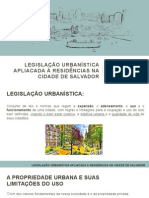 Aula_Legislação Urbanística Aplicada à Residências Na Cidade de Salvador