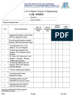 Lab - Index: Department of Computer Science & Engineering