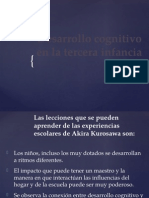 Desarrollo Cognitivo en La 3 Infancia