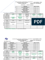 Horario Mecatronica 2015