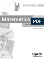 Guía de matemática sobre conjuntos numéricos, potencias y raíces