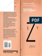 Describir El Escribir Daniel Cassany 1 PDF