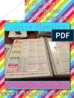 E Rincon Dren Teacher Planner Lesson Plan Template