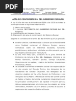 Actas de Conformacion Gobiernos