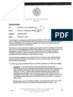 Mayor's Budget Letter Feb4 2010