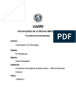 Trabajo de Sistematizacion de La Práctica Pre Residencia TN