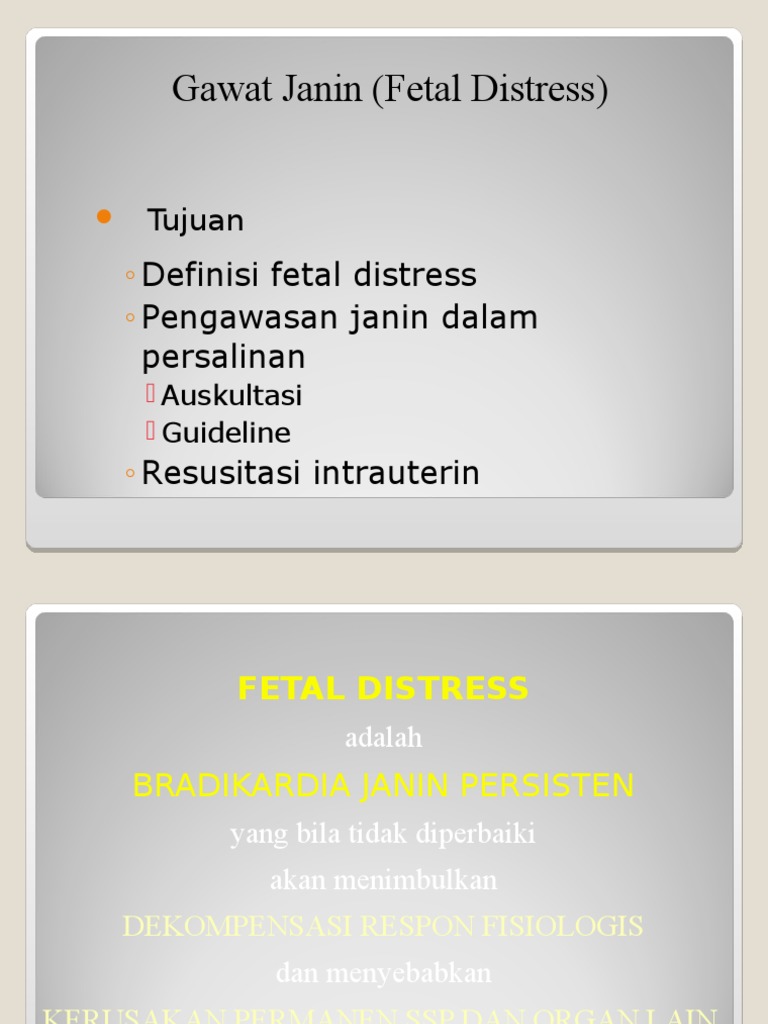 Fetal Distress Pdf