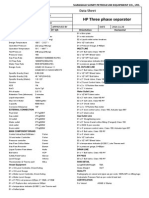 Data Sheet Separator 8A11001 - R0