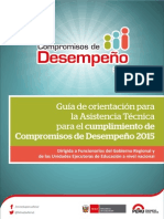 Guia Compromisos de Desempeno 2015