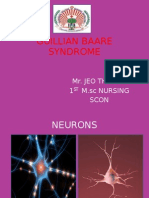 Guillian Baare Syndrome: Mr. Jeo Thomas 1 M.SC Nursing Scon