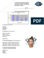 6_ Ano Inglês Diagnóstica