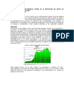 Como Los Avances Tecnológicos Inciden en La Disminución de Costos de