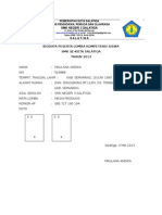 Biodata Peserta Lomba Kompetensi Siswa