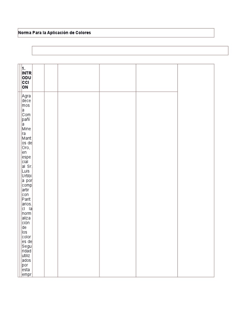 Carta de Colores y Tuberías  Amarillo  Color  Prueba 