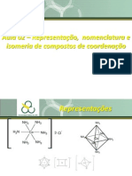 Isomeria de Coordenaçao