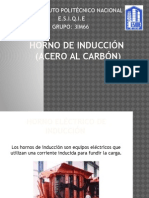 Horno de Inducción- acero al carbono