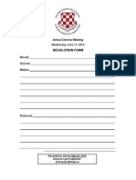 Notice of Resolution Form 2015