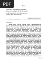Ordem e Justiça Pós 11 de Setembro