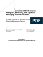 World Bank - ADB-MOF Report On Philippines PEPFMR