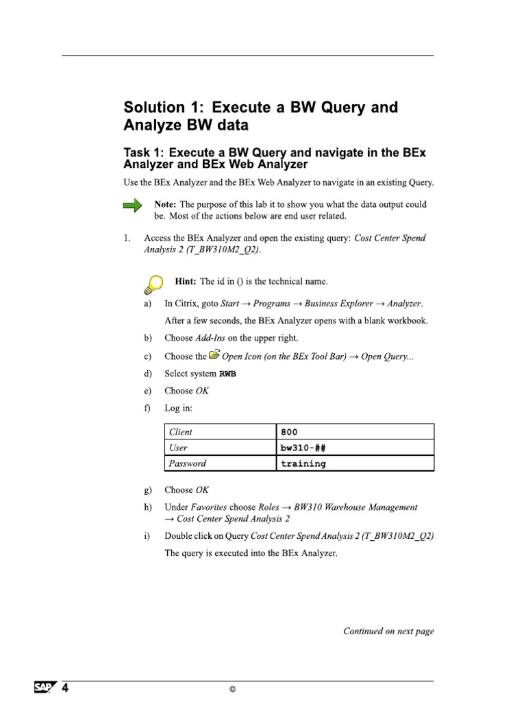Sap BW | PDF