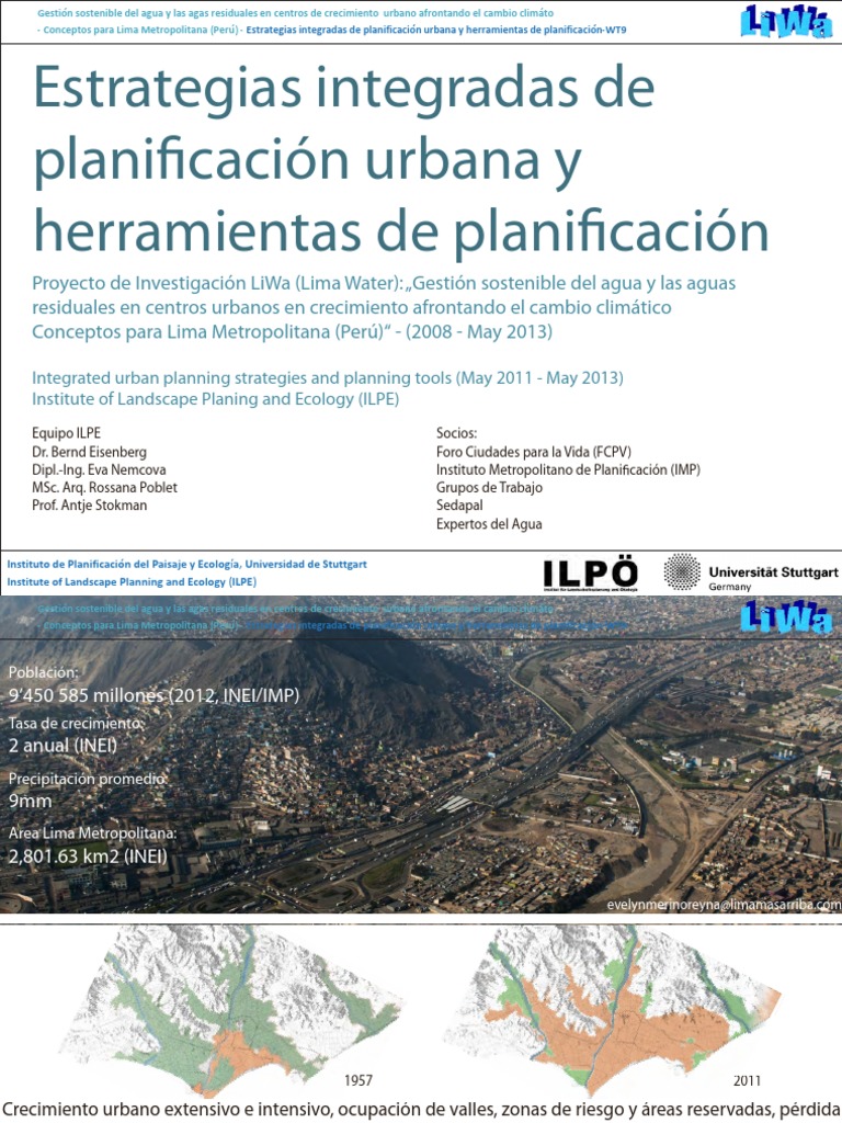 Estrategias Integradas de Planificación Urbana y Herramientas de ...