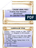 ANALISIS AKAR MASALAH PEMERIKSAAN LABORATORIUM