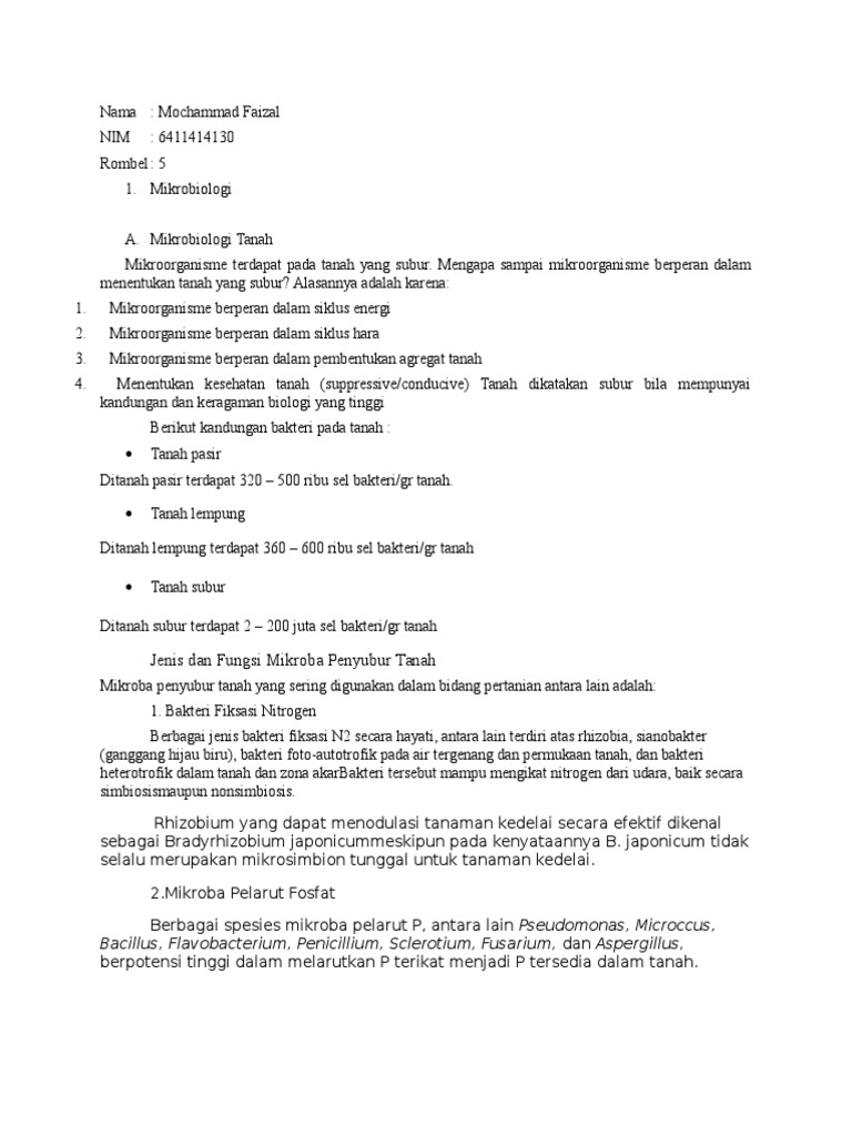 Tugas Resume Mikrobiologi