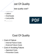 Cost of Quality