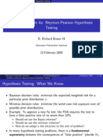 Hypothesis Testing Neyman