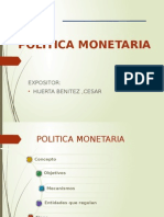 politica monetaria en el peru