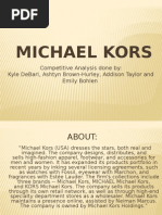 Michael Kors Media Plan