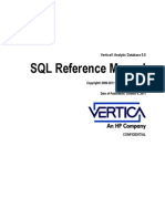 VERTICA SQL Reference Manual