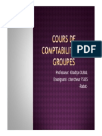 Cours de Comptabilité Des Groupes