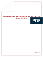 Engineering Guidelines-Transmit Power Recommendation For TDD LTE Base Station