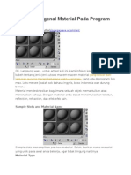 Tutorial Mengenal Material Pada Program 3ds Max