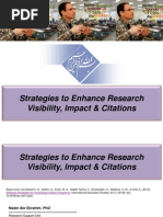 Download Strategies to Enhance Research Visibility Impact  Citations by Nader Ale Ebrahim SN264343283 doc pdf