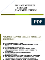 Perubahan Keppres Terkait Penilaian Kualifikasi - 2