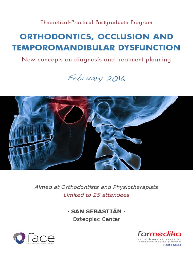 TMJ Postgraduate Program Orthodontics Diseases And Disorders