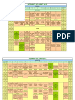 Horario Previsto Junio 2015