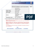 SSC - Registration Slip