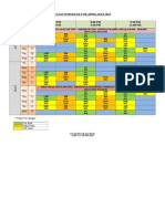 Class Schedule March-April