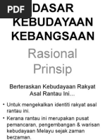 Dasar Kebudayaan Kebangsaan