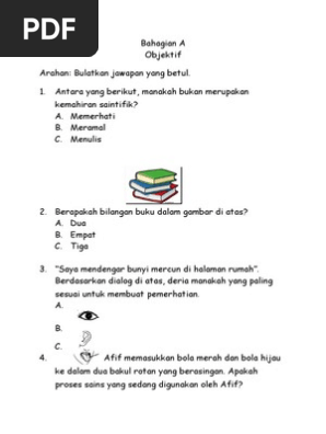 Soalan Ujian Dst Tahun 3 Kssr Pdf