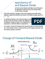 Capacitance of Forward Biased Diode