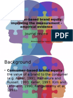Consumer-based Brand Equity
