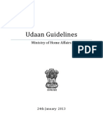 Udaan Guidelines For Corporates Ministry of Home Affairs 2013